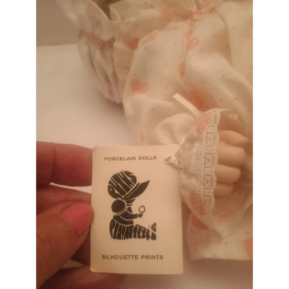 Vintage Ruth's Playmates Sleeping Doll Soft Bodied Porcelain Head & Hands 12